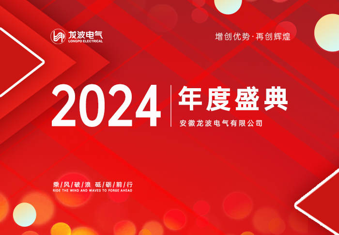 “金蛇启运 筑梦前行”龙波电气2024年度盛典 圆满成功！