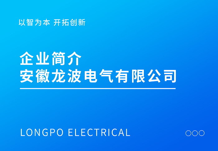 企业简介|安徽龙波电气有限公司