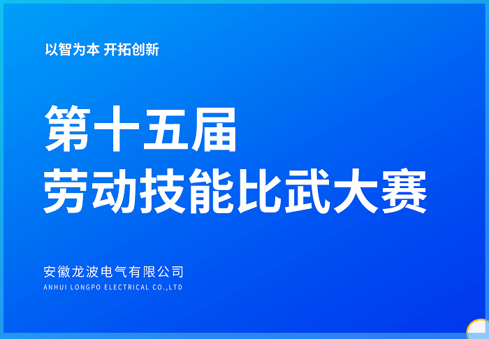 龙波电气第十五届劳动技能比武大赛圆满落幕！